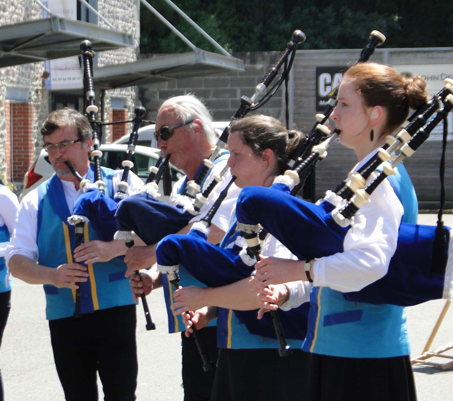 Le Bagad Sant-Brieg en 2019 à la Fête Maritime du Légué, à Plérin
