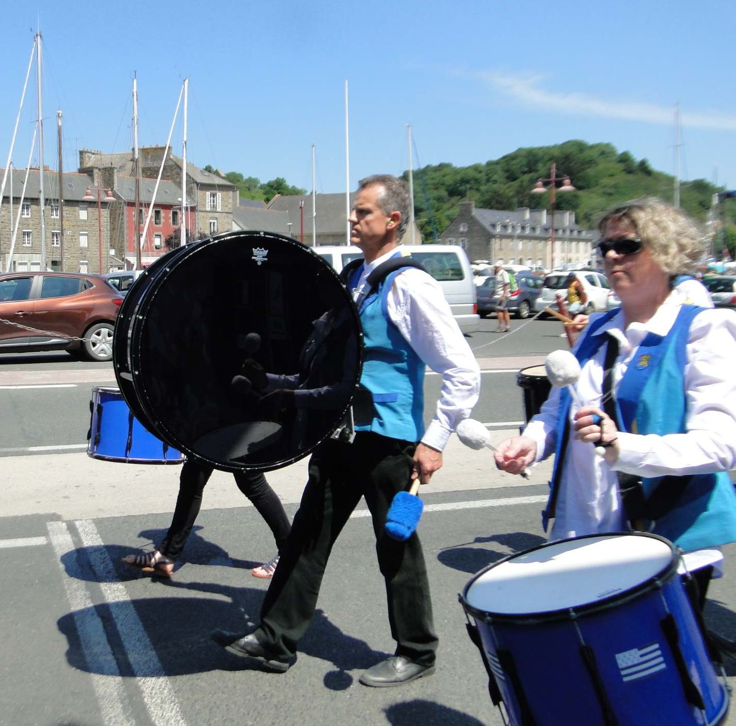 Le Bagad Sant-Brieg en 2019 à la Fête Maritime du Légué, à Plérin